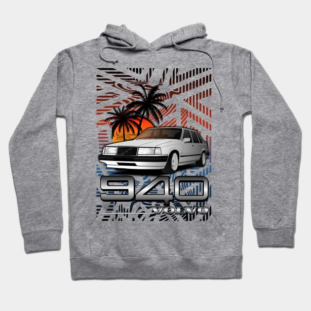 volvo 940 Hoodie by simamba21